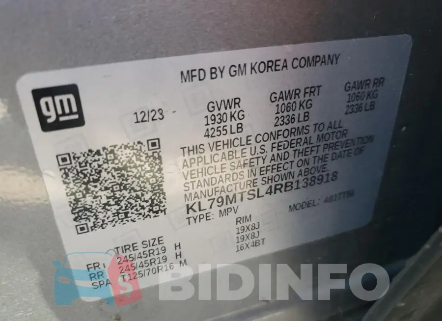 KL79MTSL4RB138918 Photo# 14