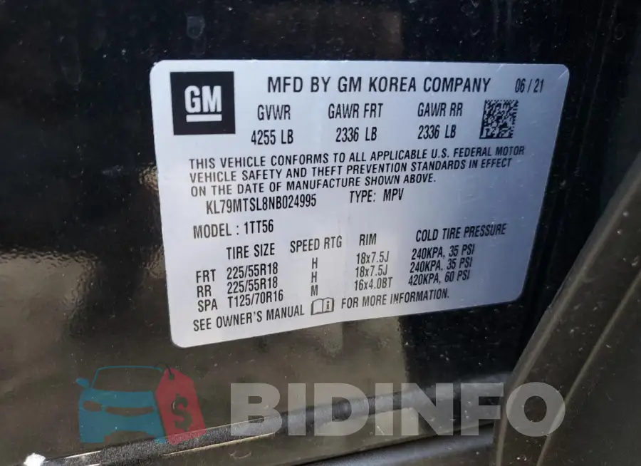 KL79MTSL8NB024995 Photo# 13