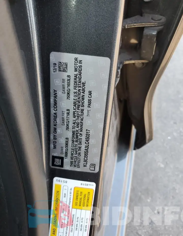 KL8CB6SA3LC450317 Photo# 13