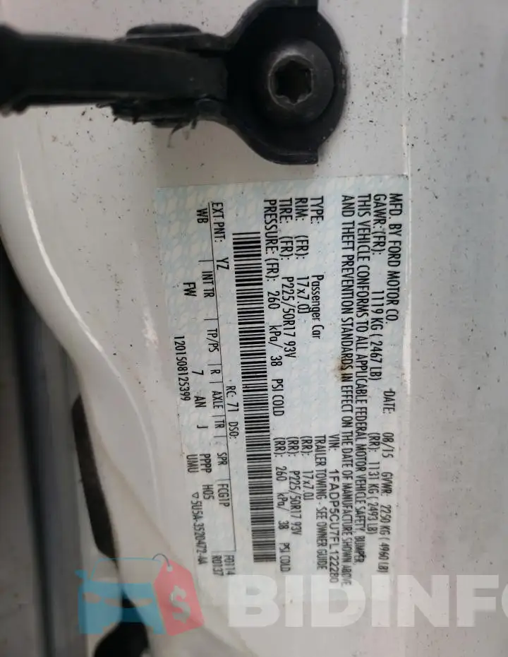 1FADP5CU7FL122280 Photo# 12