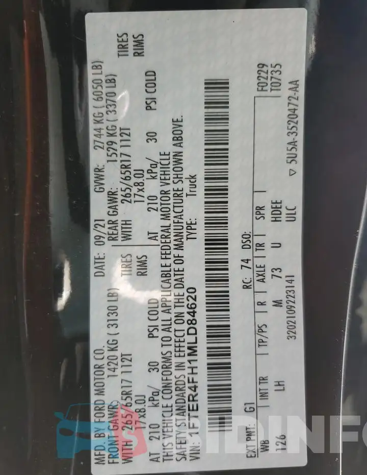 1FTER4FH1MLD84620 Photo# 13