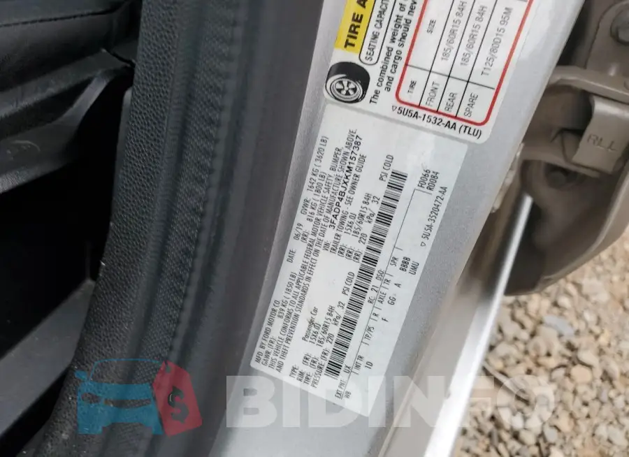 3FADP4BJXKM157387 Photo# 12