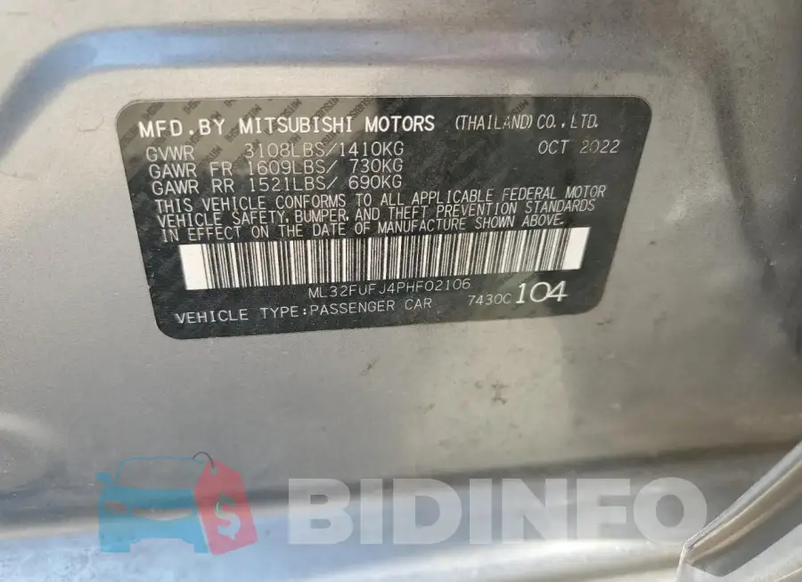 ML32FUFJ4PHF02106 Photo# 12