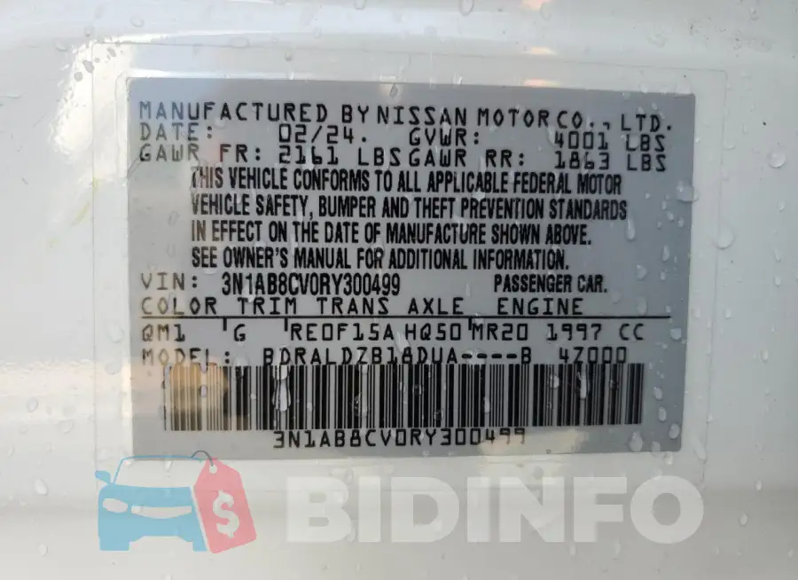 3N1AB8CV0RY300499 Photo# 12