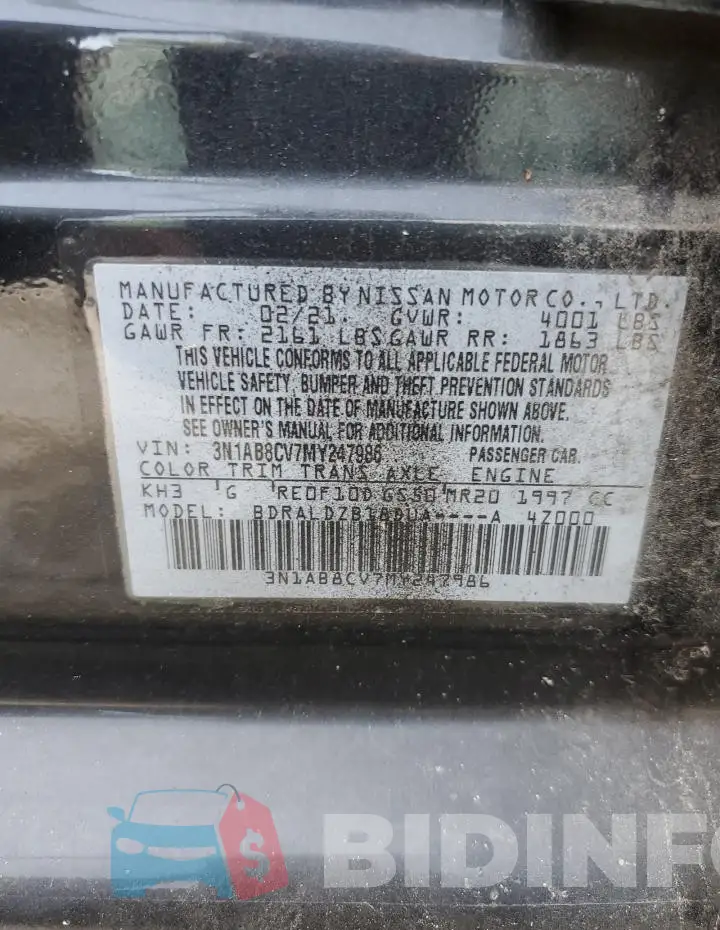 3N1AB8CV7MY247986 Photo# 12