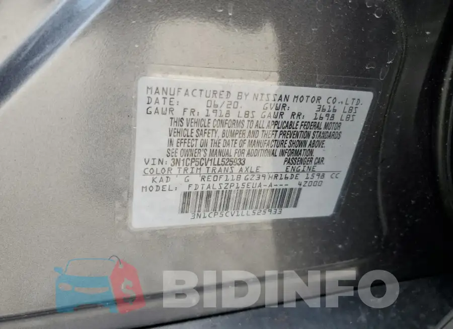 3N1CP5CV1LL525933 Photo# 13