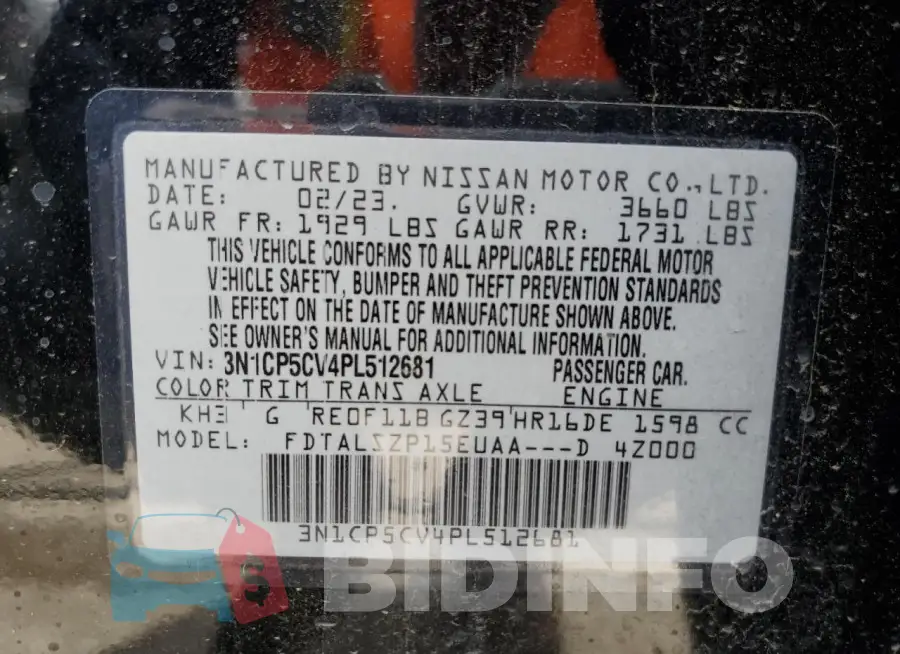 3N1CP5CV4PL512681 Photo# 12