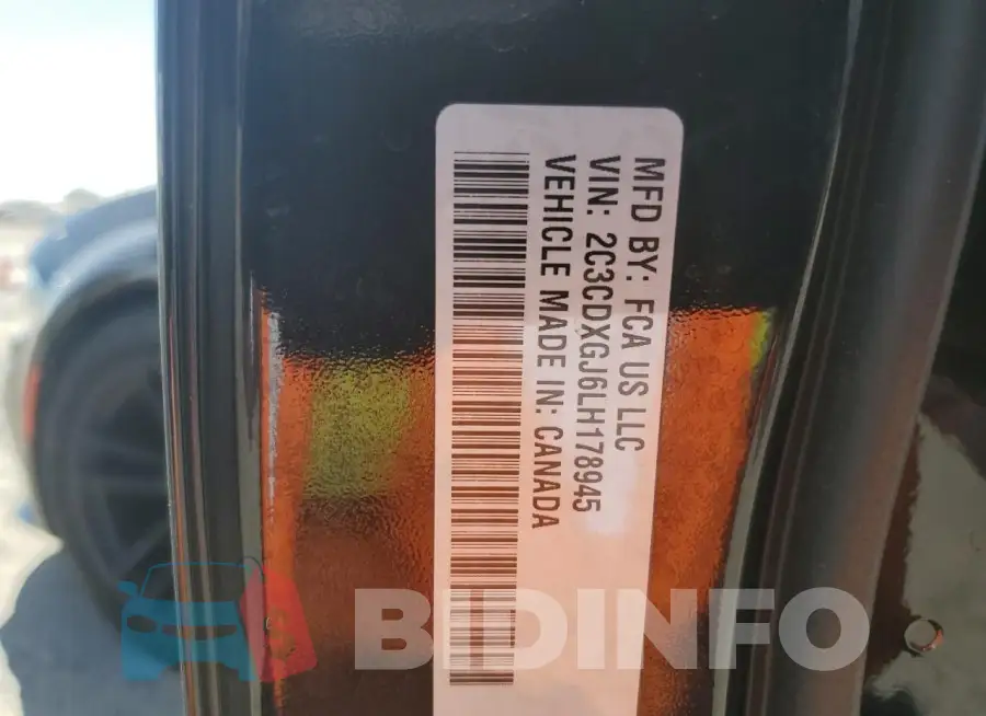 2C3CDXGJ6LH178945 Photo# 12