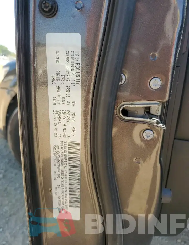 3C4PDCABXHT700773 Photo# 12