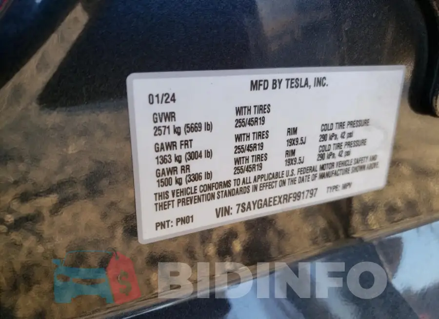 7SAYGAEEXRF991797 Photo# 12