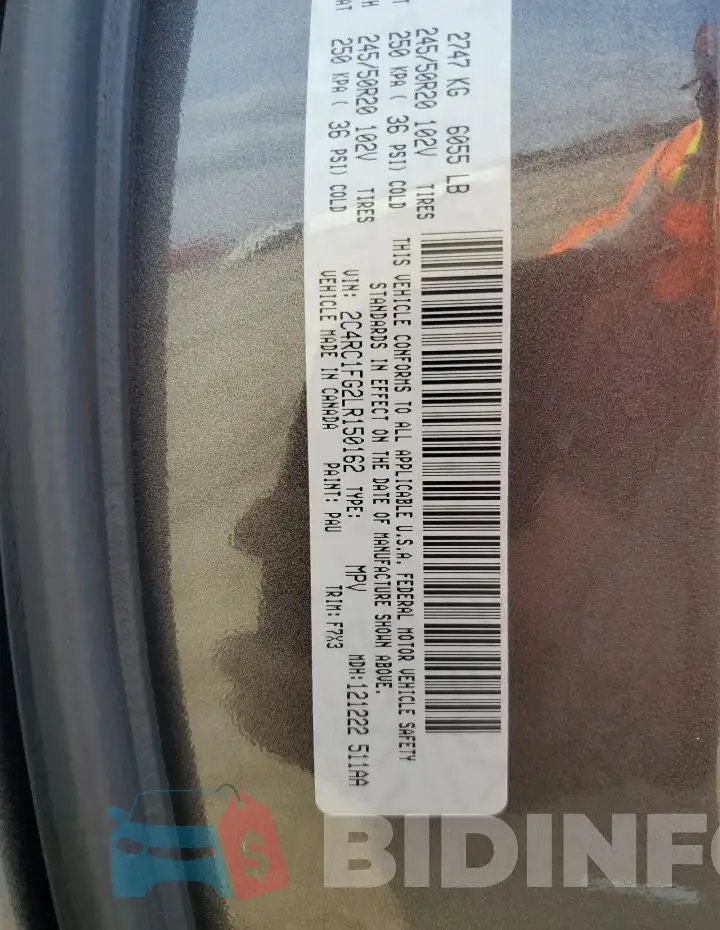 2C4RC1FG2LR150162 Photo# 13
