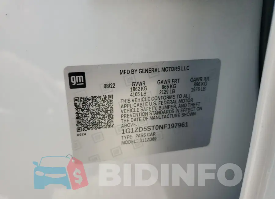 1G1ZD5ST0NF197961 Photo# 12