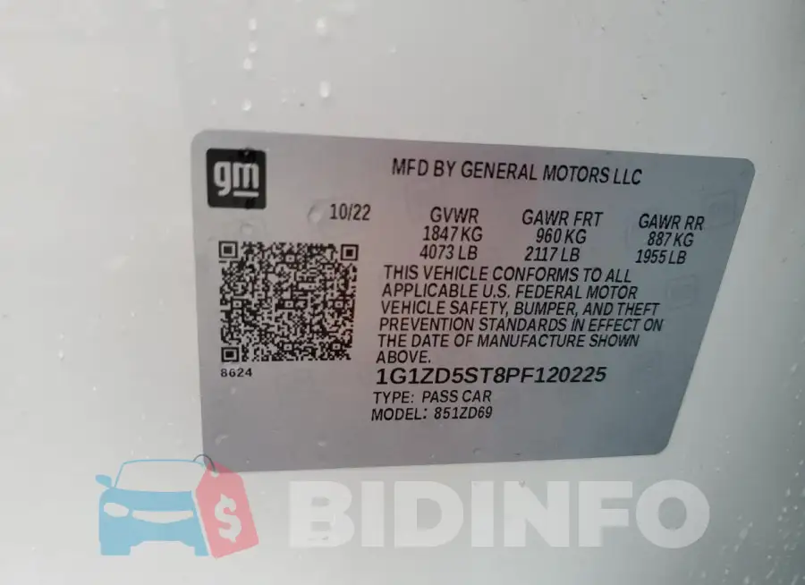 1G1ZD5ST8PF120225 Photo# 12