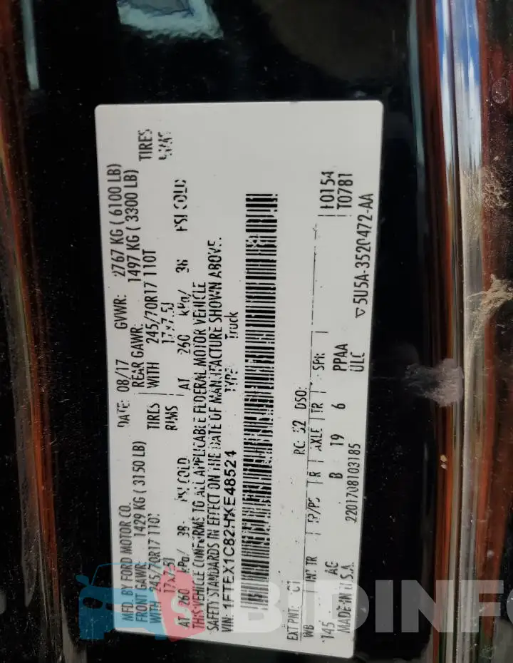 1FTEX1C82HKE48524 Photo# 12