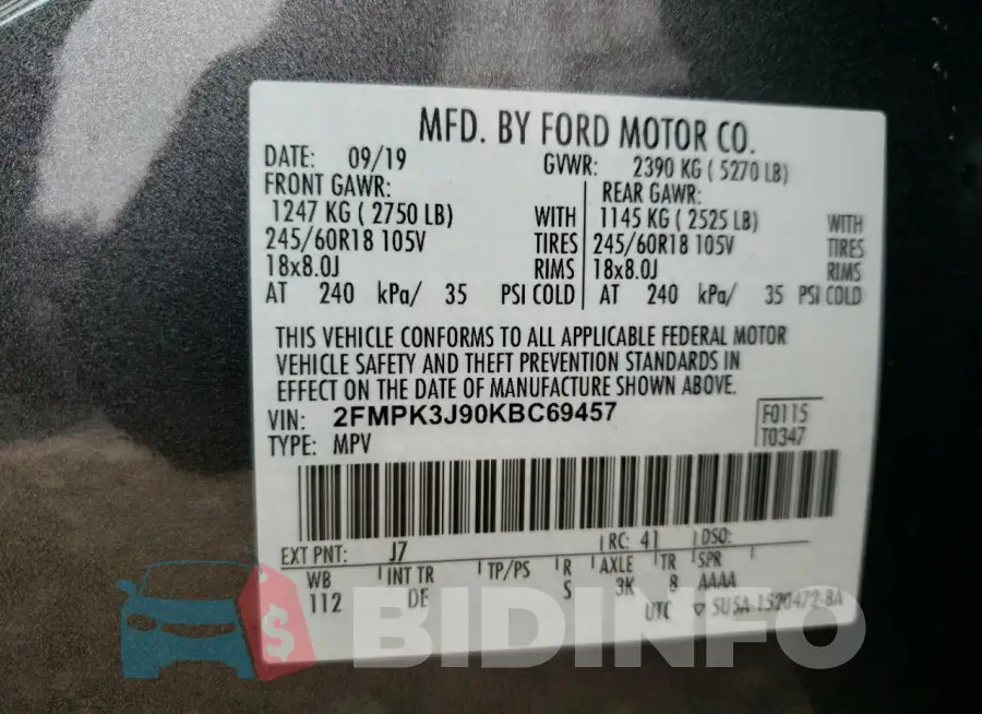 2FMPK3J90KBC69457 Photo# 13