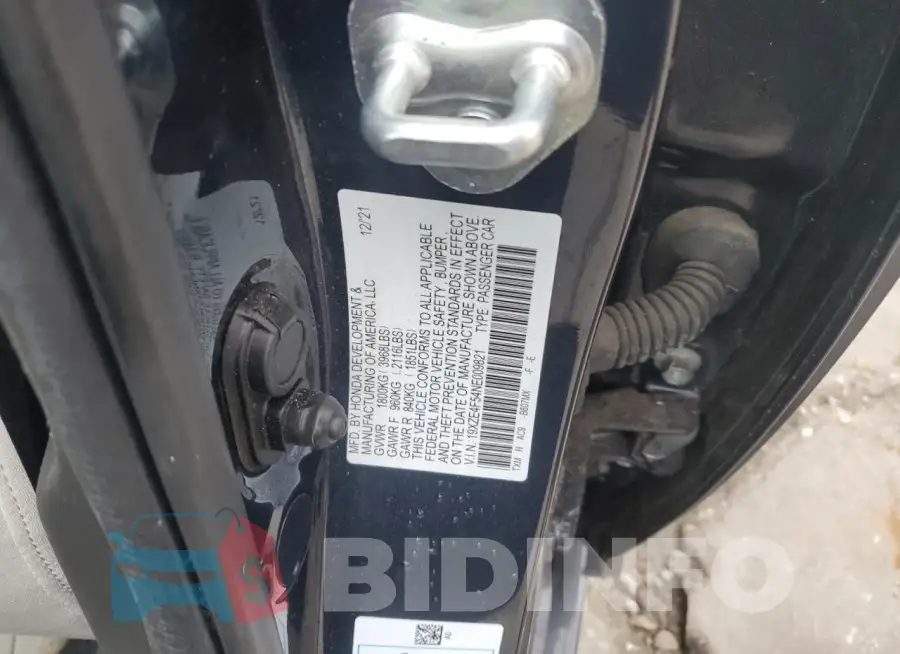 19XZE4F54NE009821 Photo# 13