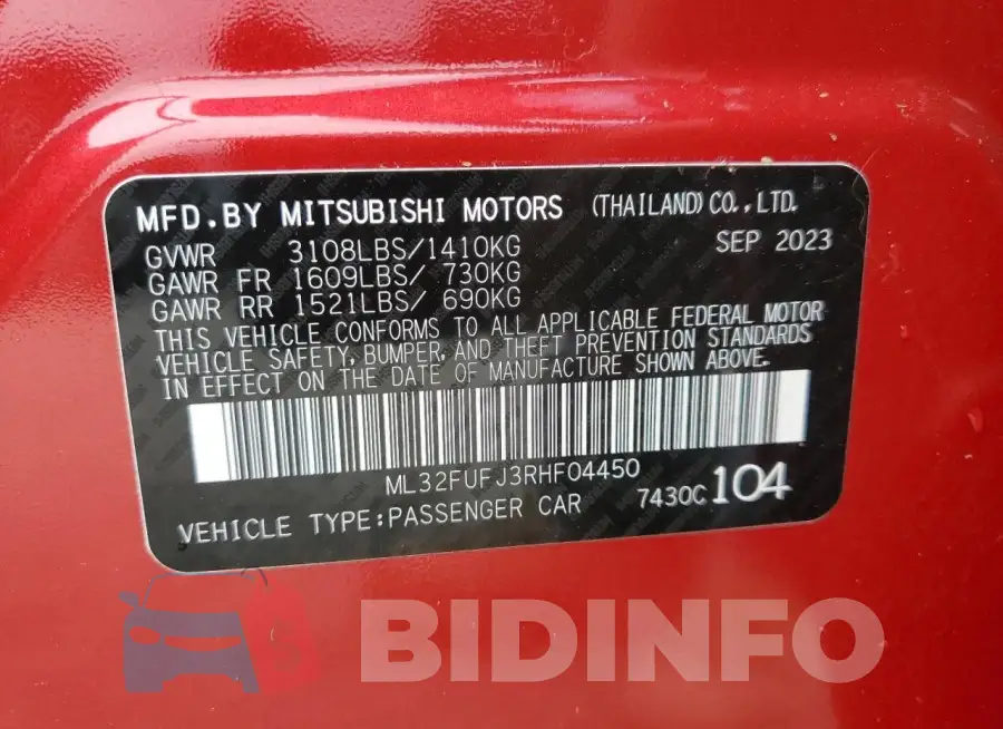 ML32FUFJ3RHF04450 Photo# 13