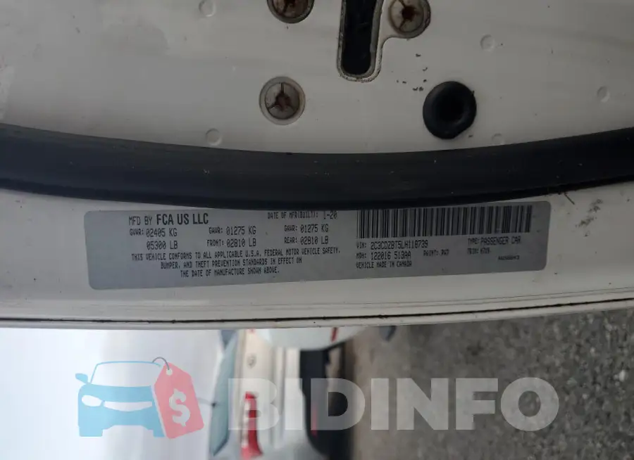 2C3CDZBT5LH118739 Photo# 13