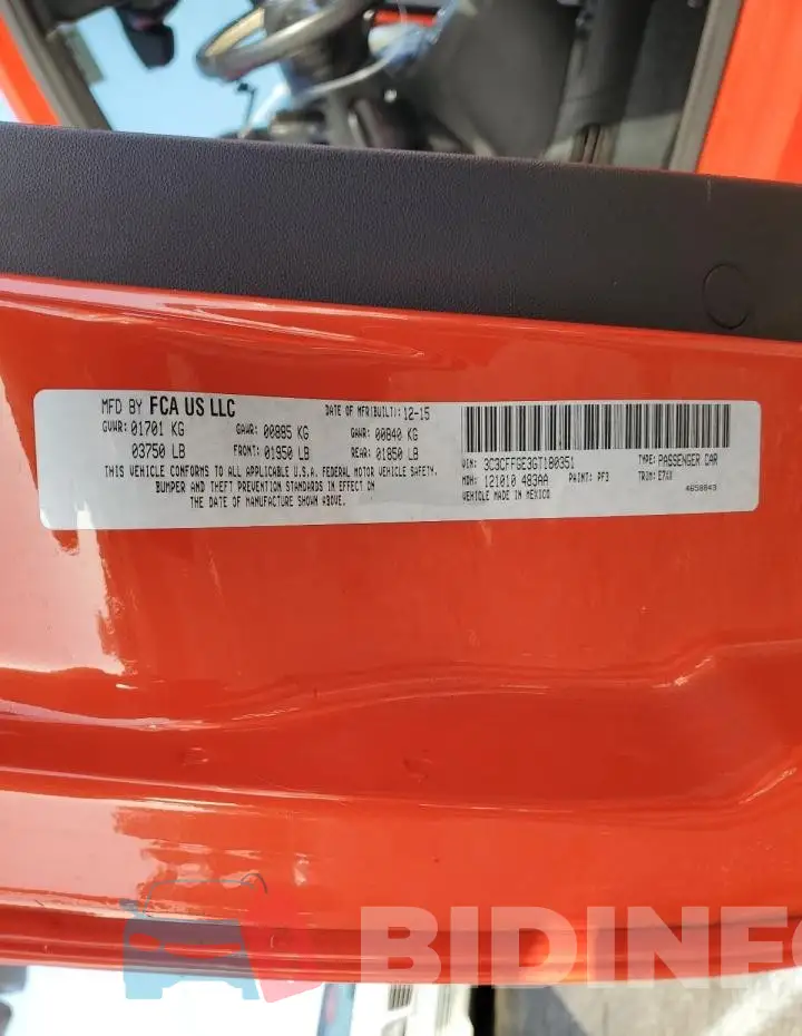 3C3CFFGE3GT180351 Photo# 12