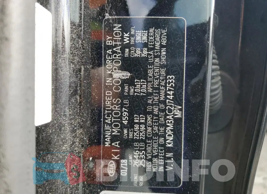 KNDPM3AC2J7447533 Photo# 13