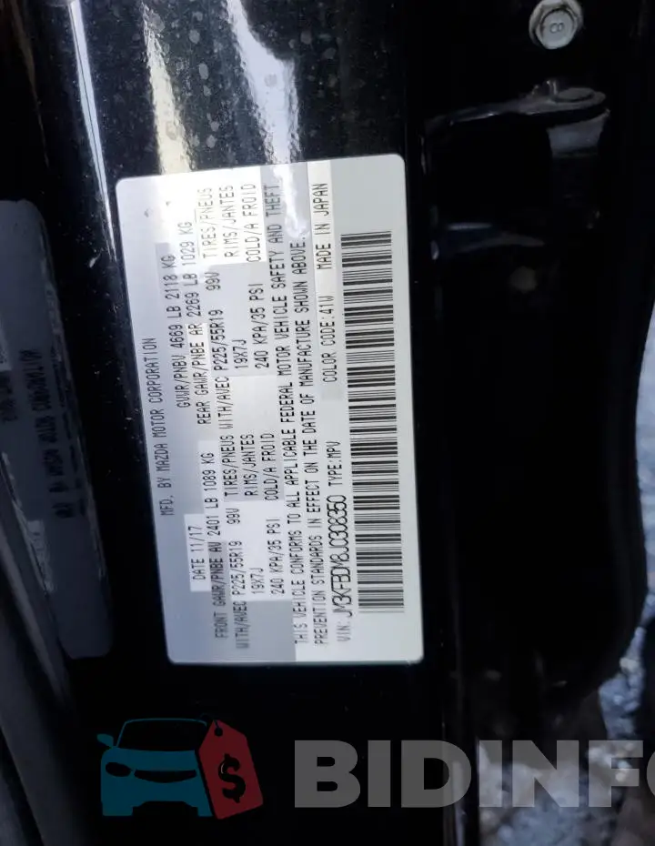 JM3KFBDM8J0308350 Photo# 13