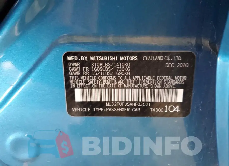 ML32FUFJ5MHF03521 Photo# 12