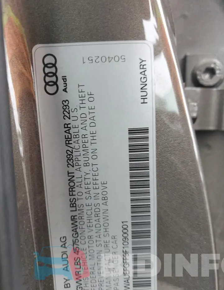 WAUEFGFF9F1090001 Photo# 12
