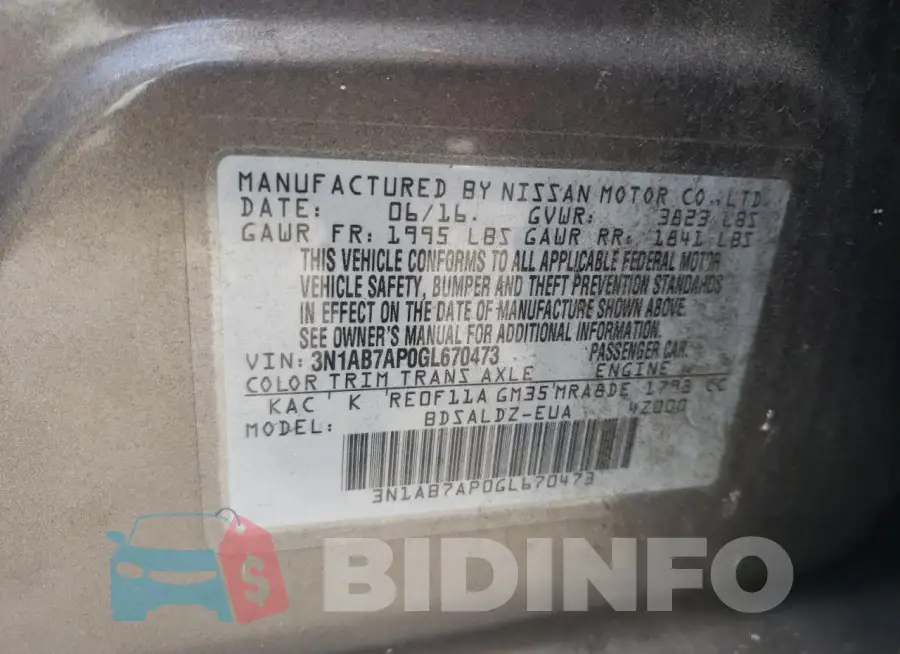 3N1AB7AP0GL670473 Photo# 12