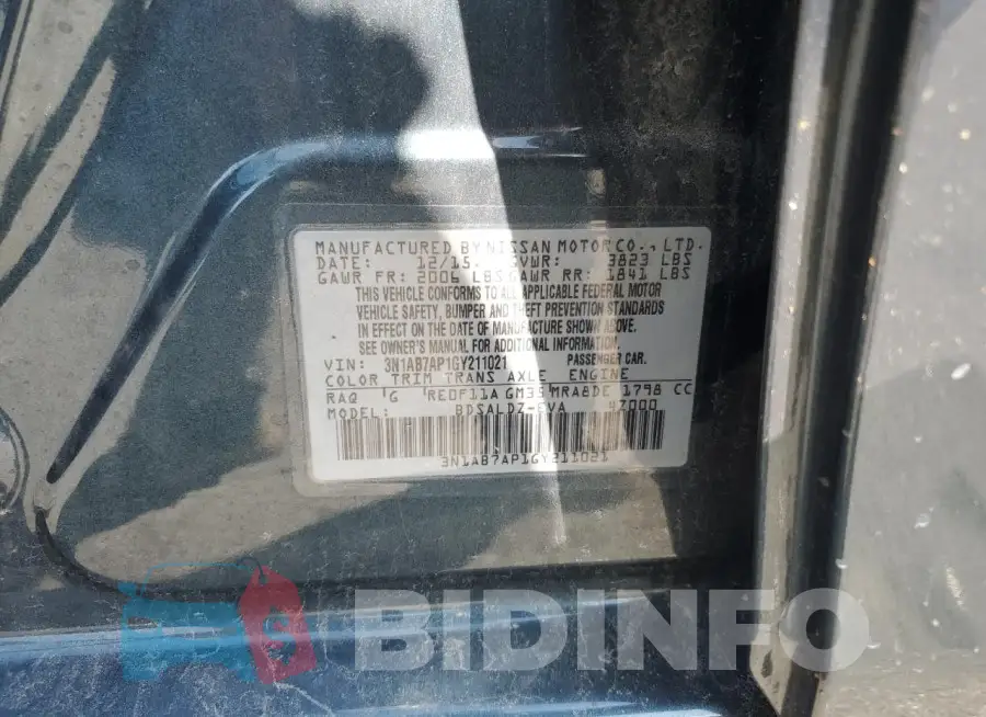3N1AB7AP1GY211021 Photo# 13