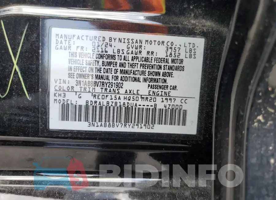 3N1AB8BV7RY291902 Photo# 13