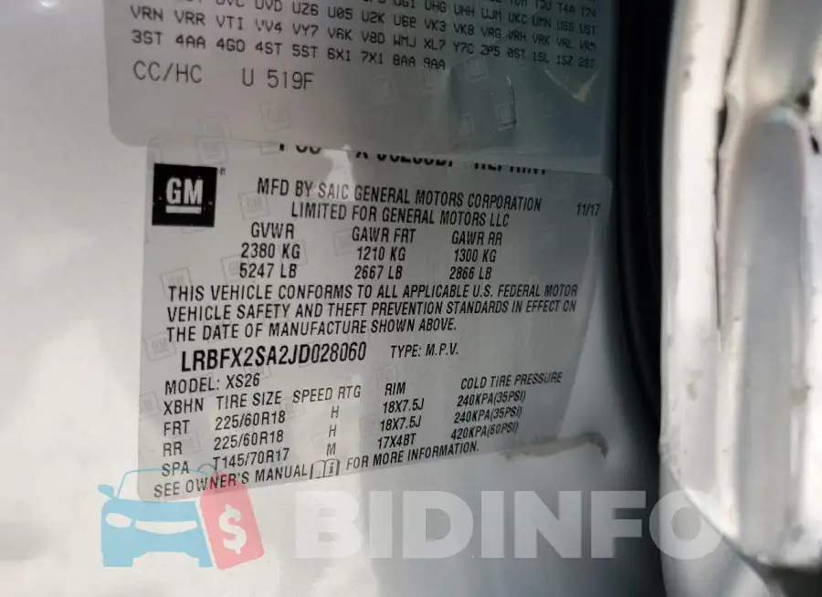 LRBFX2SA2JD028060 Photo# 13