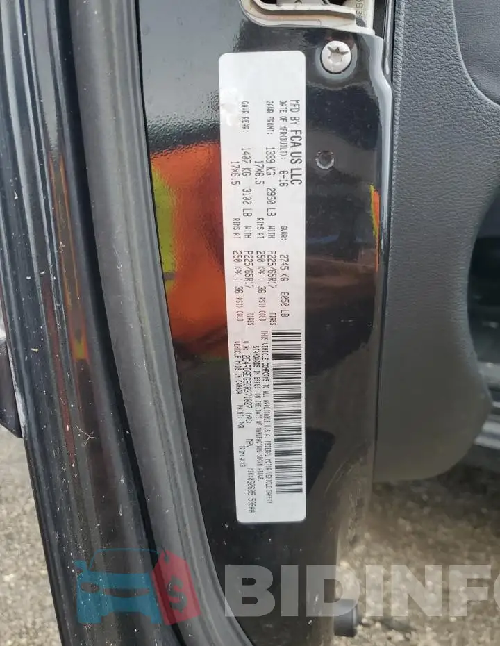 2C4RDGEG6GR371027 Photo# 13