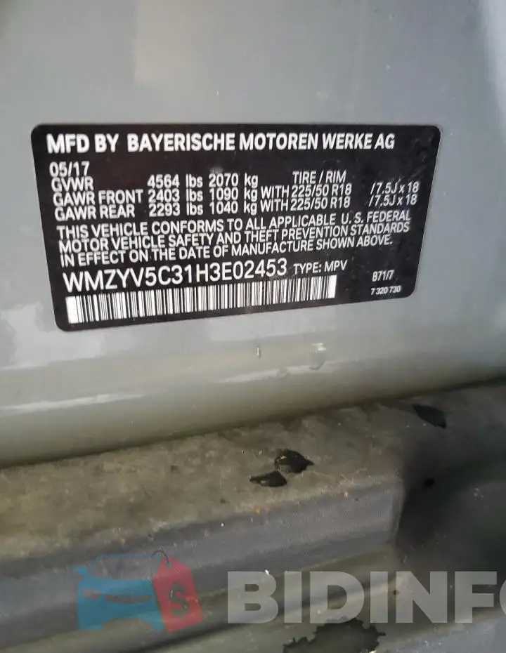 WMZYV5C31H3E02453 Photo# 12