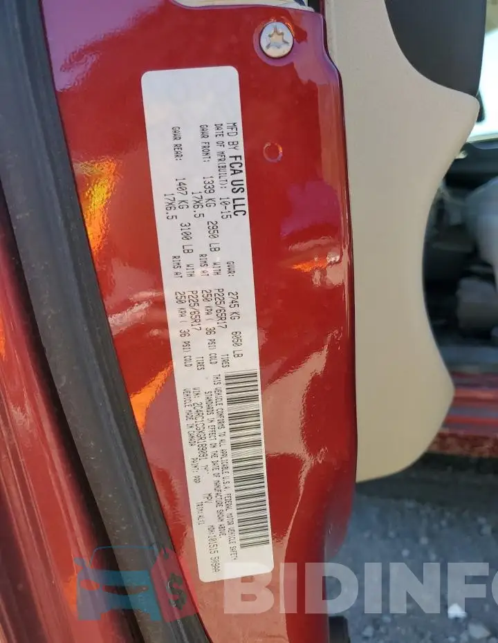 2C4RC1CGXGR189091 Photo# 13