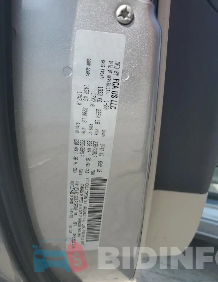 2C4RC1DG3LR156586 Photo# 13