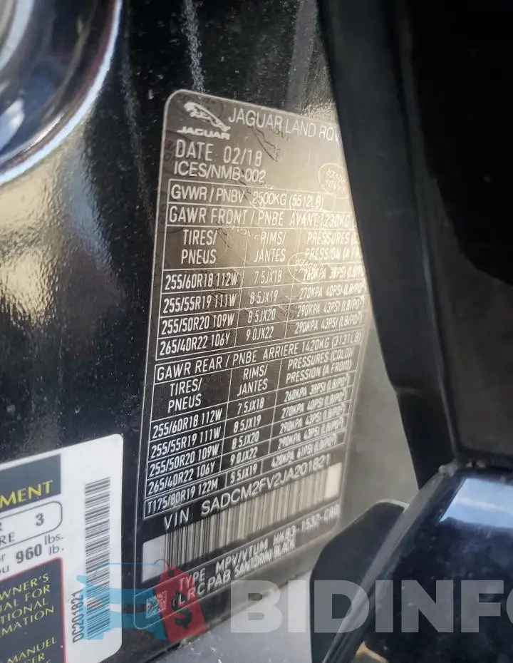 SADCM2FV2JA201821 Photo# 13