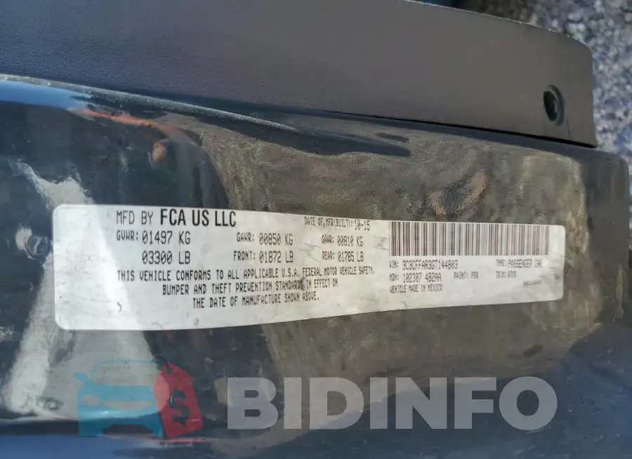 3C3CFFAR3GT144803 Photo# 12