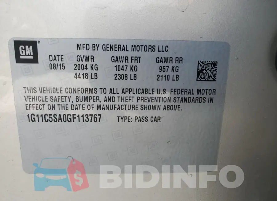 1G11C5SA0GF113767 Photo# 12