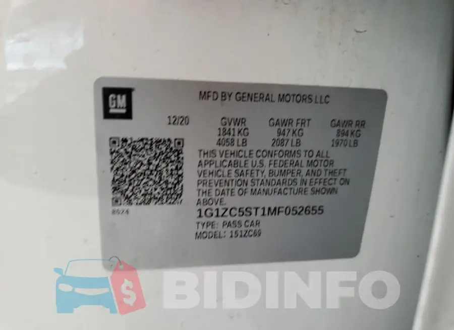 1G1ZC5ST1MF052655 Photo# 12
