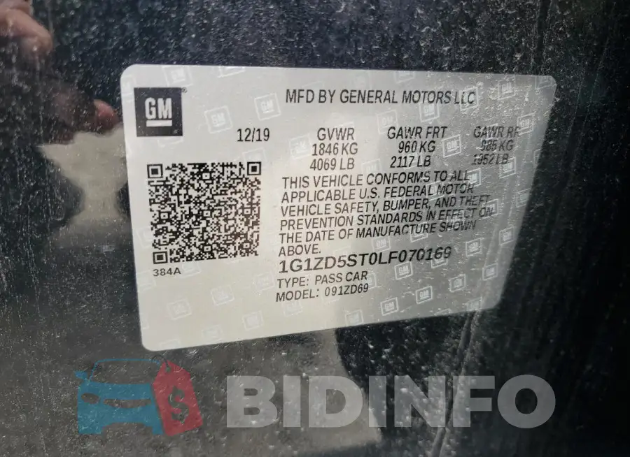 1G1ZD5ST0LF070169 Photo# 12