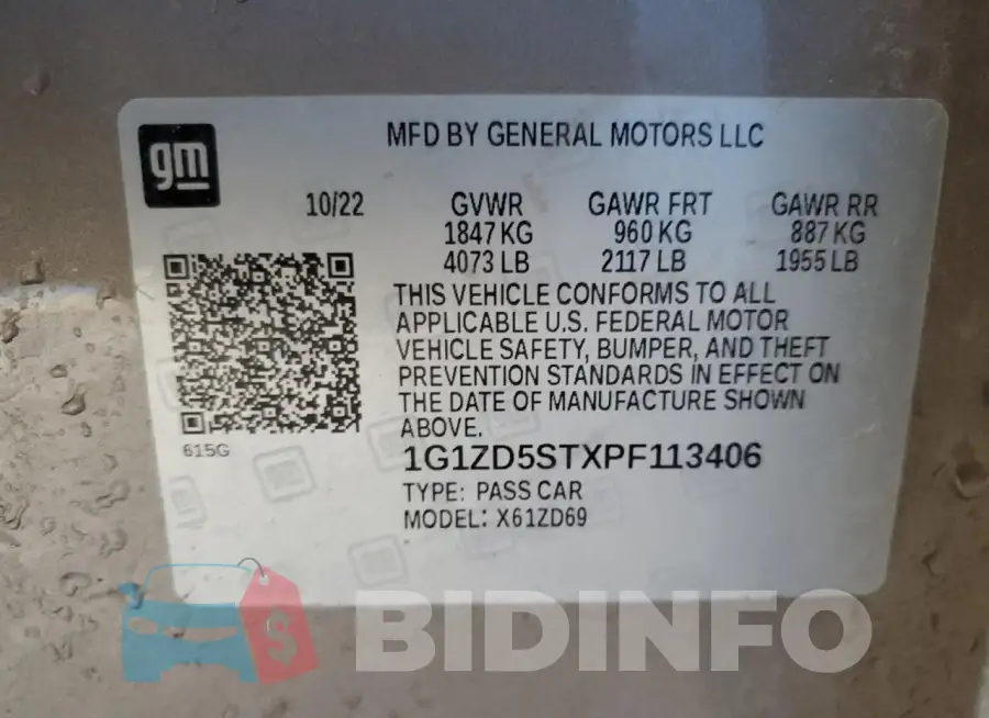 1G1ZD5STXPF113406 Photo# 12
