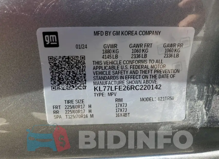 KL77LFE26RC220142 Photo# 13