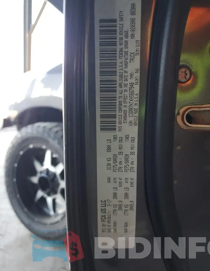 1C6RR7NTXHS667948 Photo# 13