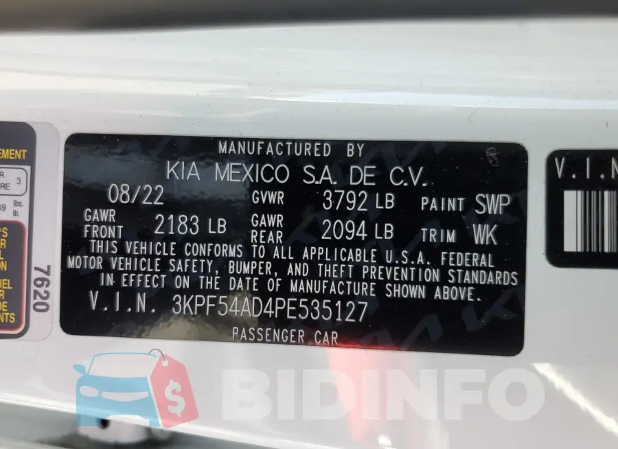 3KPF54AD4PE535127 Photo# 13