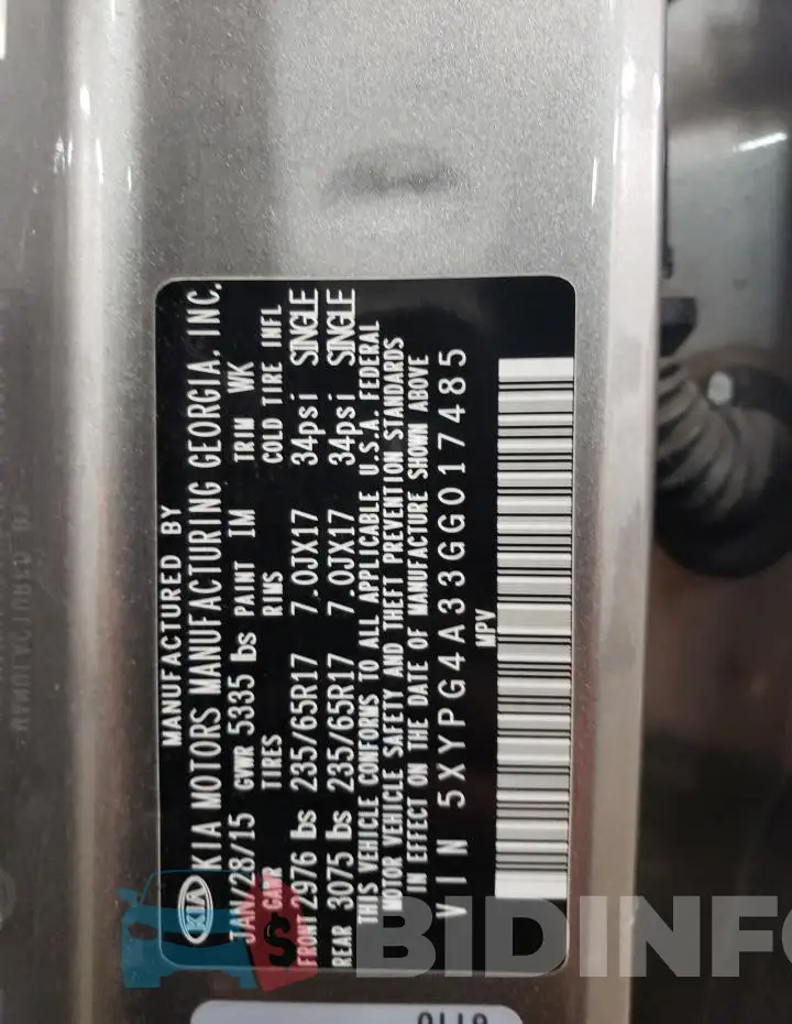 5XYPG4A33GG017485 Photo# 13