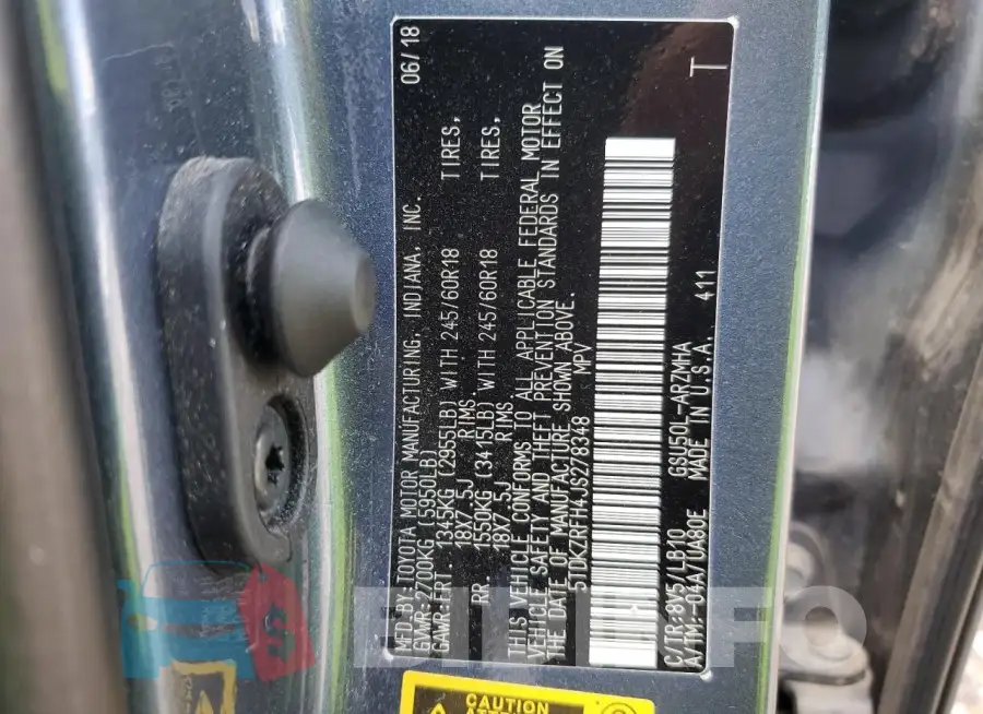 5TDKZRFH4JS278348 Photo# 13