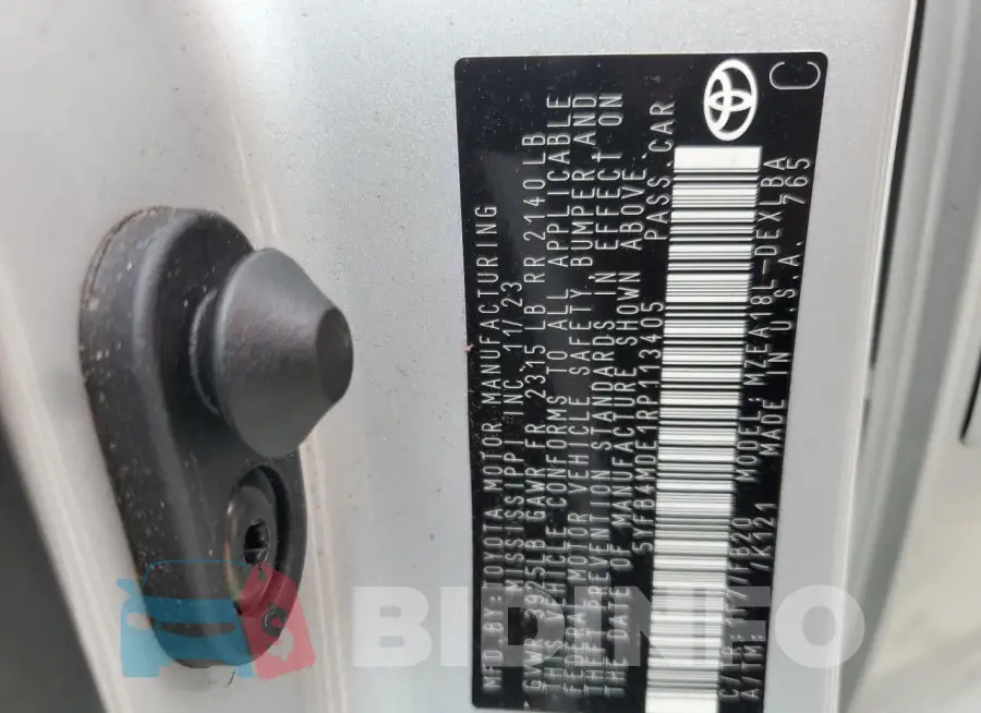 5YFB4MDE1RP113405 Photo# 12