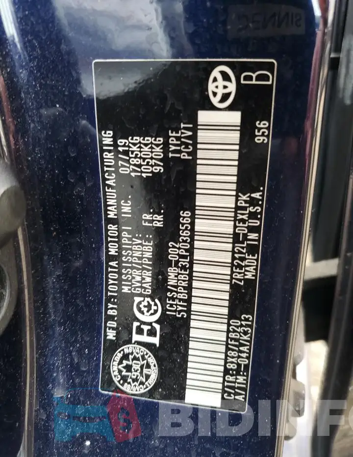 5YFBPRBE3LP036566 Photo# 13