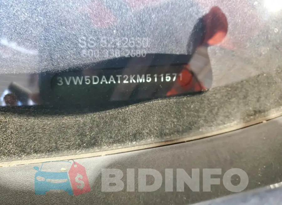 3VW5DAAT2KM511571 Photo# 12