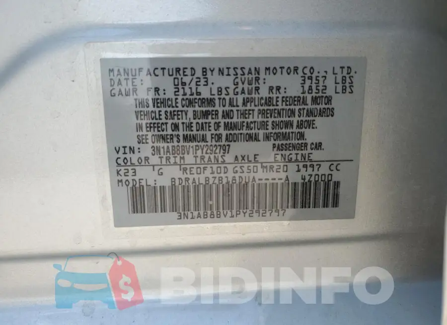 3N1AB8BV1PY292797 Photo# 12
